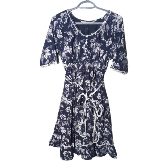 Eshakti Wayward Fancies Fit And Flare Dress Boho Lace Floral Size Small (est) - Picture 1 of 8